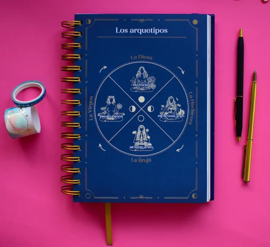 fases del ciclo menstrual Un planner con las fases del ciclo menstrual